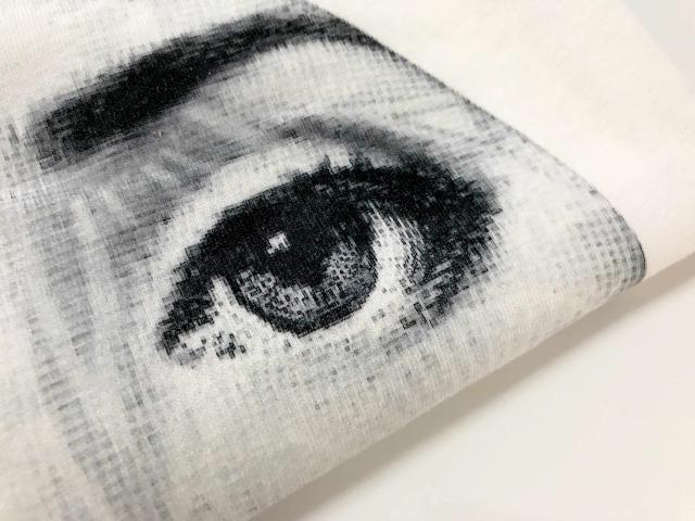 Fotografía impreso con impresión digital textil sobre algodón