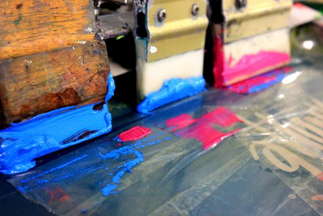 Proceso de serigrafía