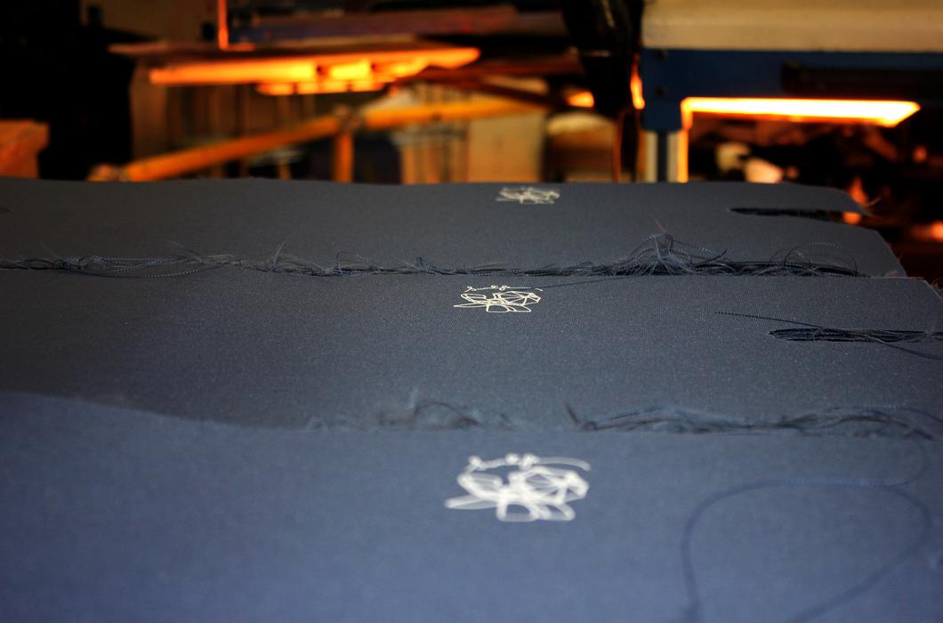 Screen printing on textile